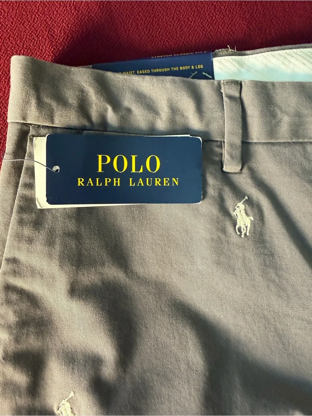 Polo by Ralph Lauren Gray Embroidered Pony Men’s Shorts